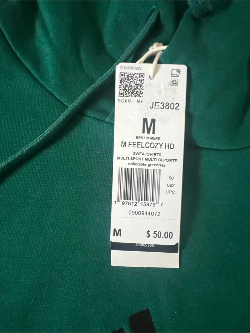 Adidas Feel Cozy‎ Hoodie- Size Medium
